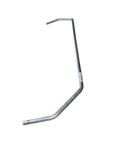 Curtain tube 45° 1/2"x1470 f/man cu MB drive IW=1320 UV-S630